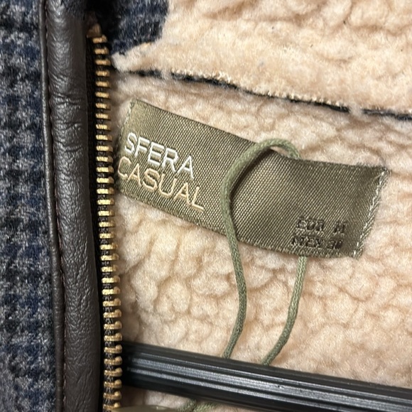SFERA CASUAL Junior fleece vest, size M, checked, sheepskin - Picture 6 of 7